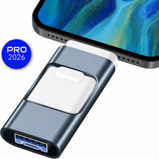 Phonestick Blauw - Phonestick Back-Up Drive - Flashdrive - Geheugenstick usb - Extern Geheugenopslag - Flash Drive - USB STICK