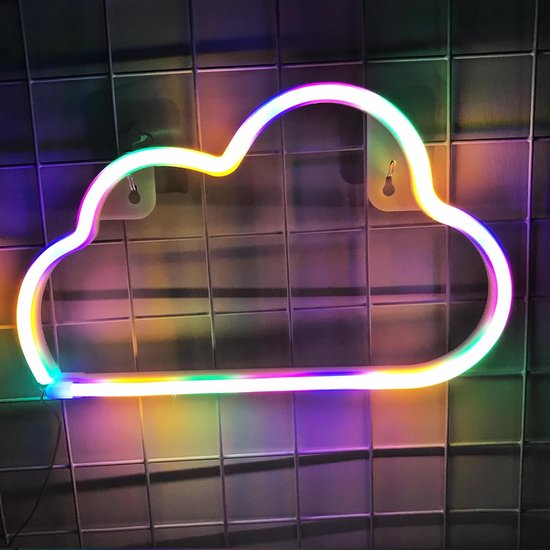 LED Neon Licht Logo voor partij, meisjes slaapkamer decoratie accessoires, muur neon licht kunst, gebruikt in slaapzalen, bars, Valentijnsdag, (kleurrijk) — afbeelding 3