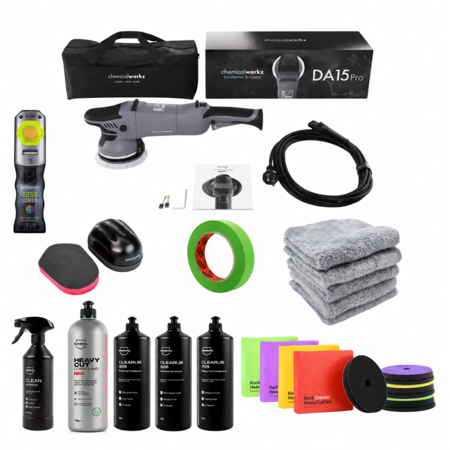 ChemicalWorkz® - DA15 Pro + Professional Polishing Bundle - 1000ml