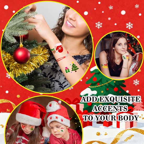 30 stuks kerstsjablonen, herbruikbare gezichtsverfsjablonen, kerstsjablonen, kunststof sjablonen, knutselsjablonen, sjablonenset voor kinderen, feest, vakantie, Kerstmis, make-up — afbeelding 4