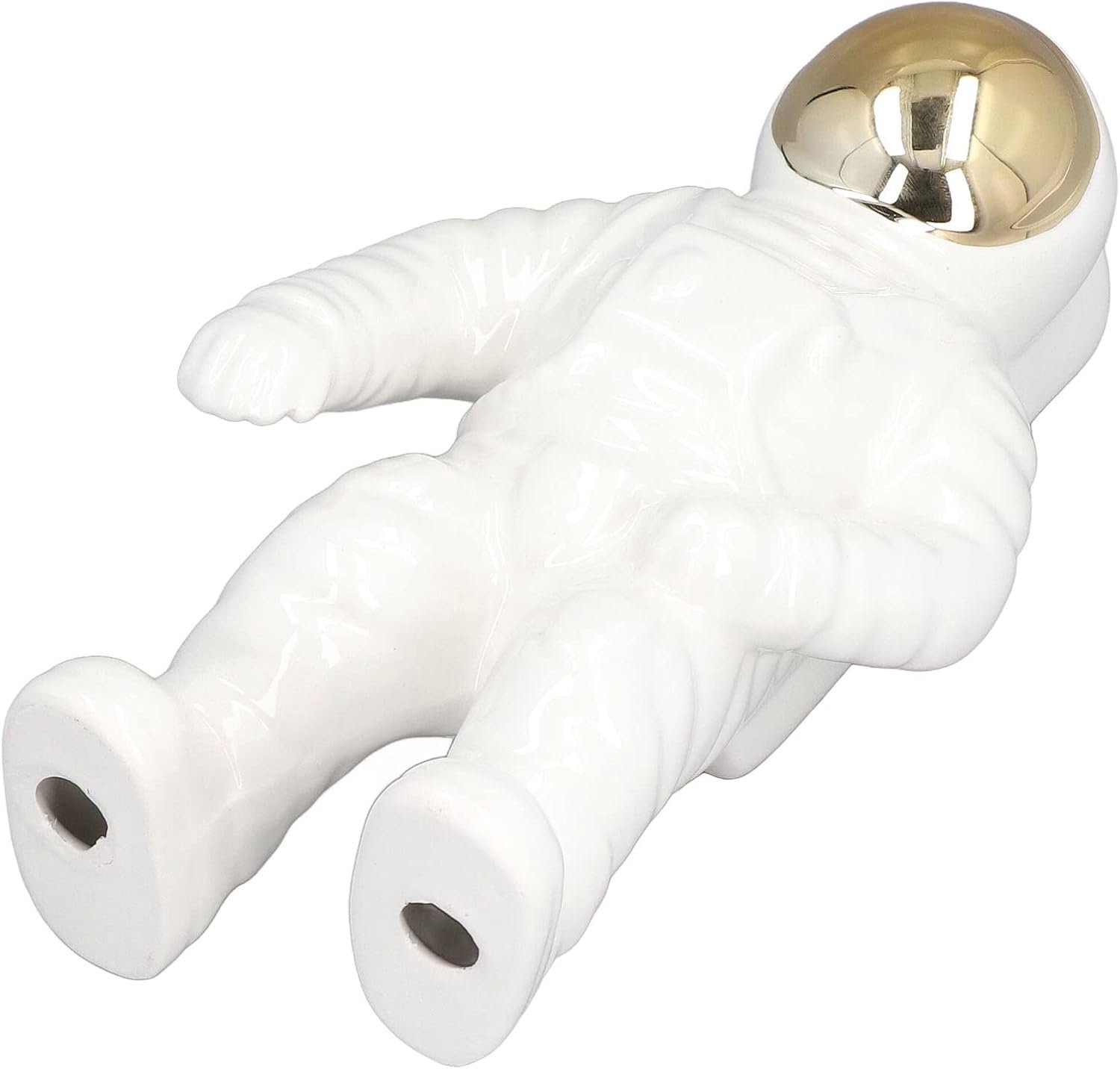 Chrees Astronautenvaasdecoratie, unieke keramische sculptuur