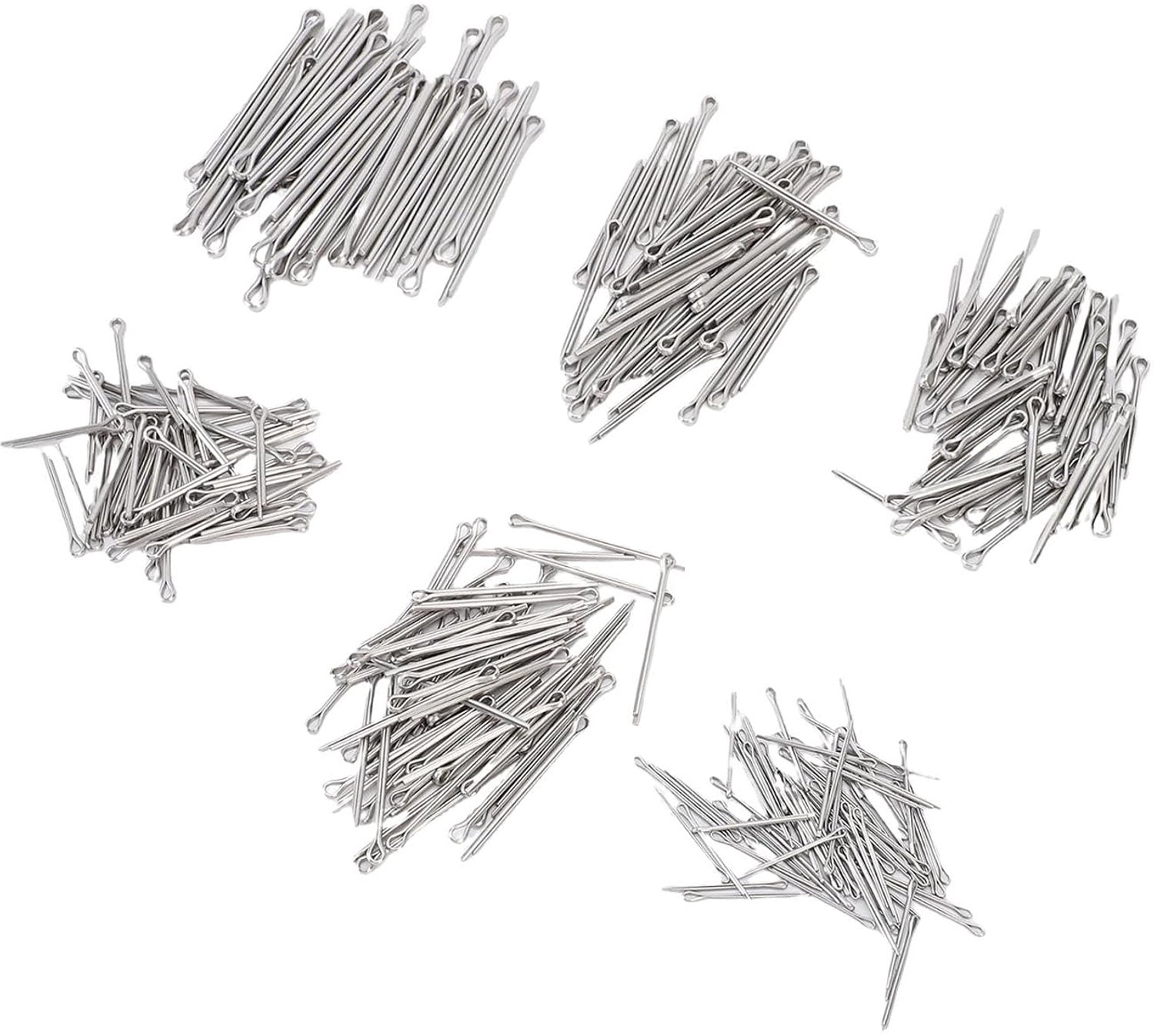 410 STKS Heavy Duty Rechte Vormige Hardware Pins Gegalvaniseerde Stalen Splitpen Sluiting voor Trailers Campers