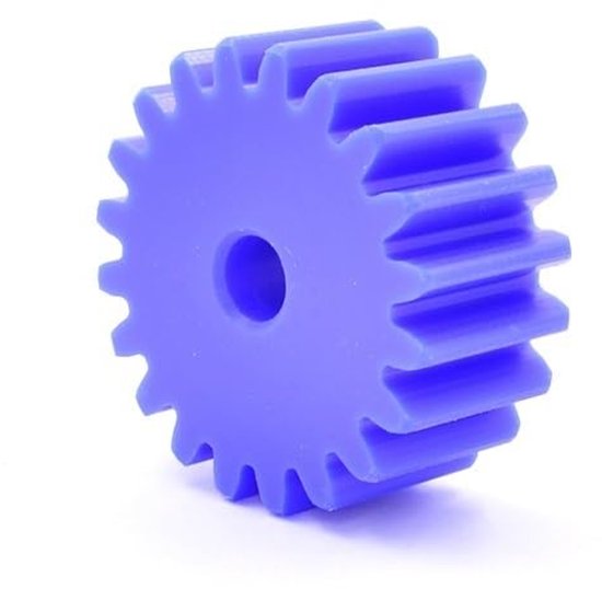1 STUKS 2,5 module nylon tandwielen 21T/22T/23T/24T/25T/26T/27T/28T/29T/30T onafgewerkte boring 8 mm cilindrisch tandwiel voor CNC-apparatuur(2.5 Module 25T Bore 8mm) — afbeelding 3