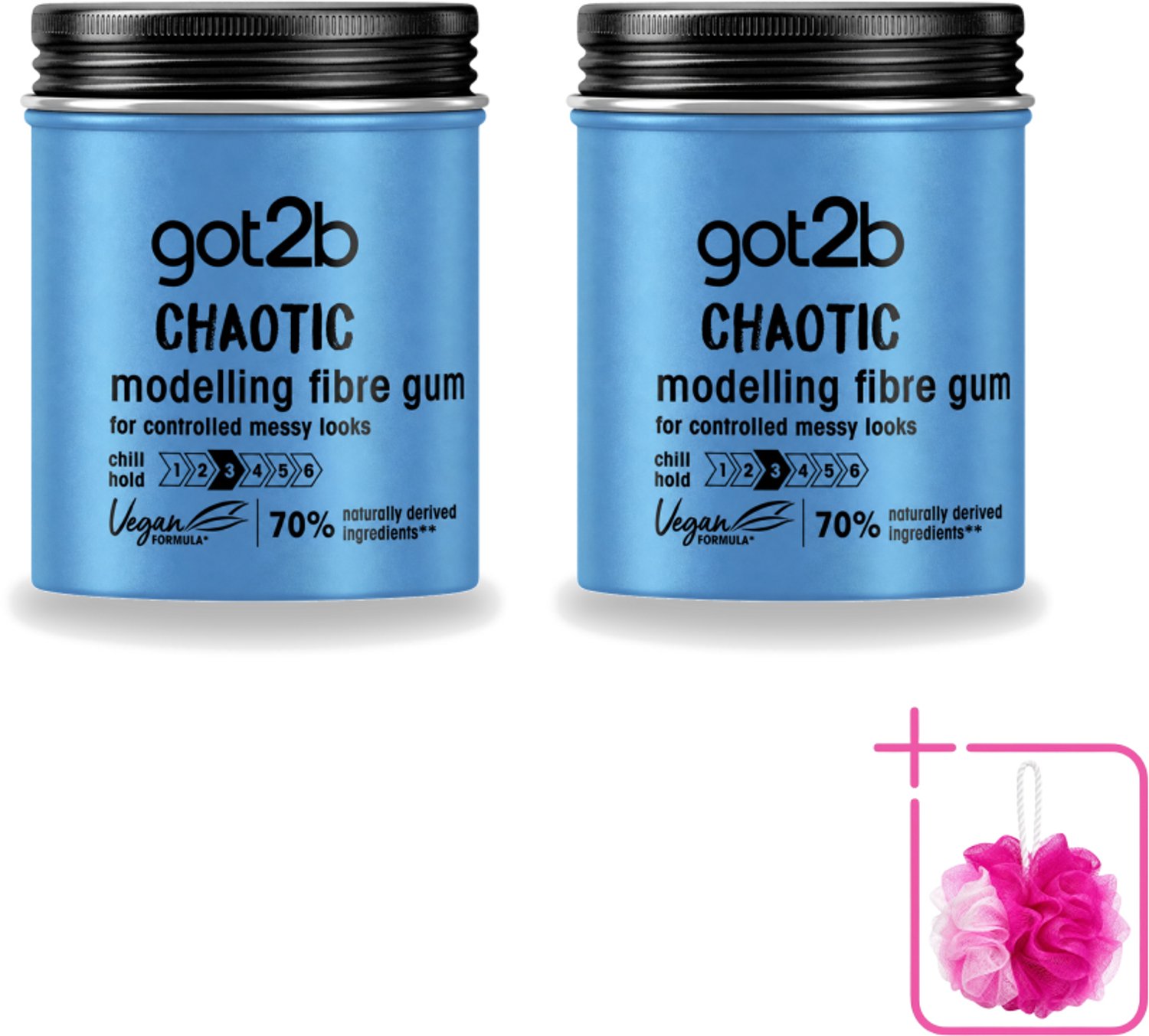 2 x Got2B - Wax - Warhoofd - 100 ml - Bulkverpakking - Haarstyling - Warrig haar
