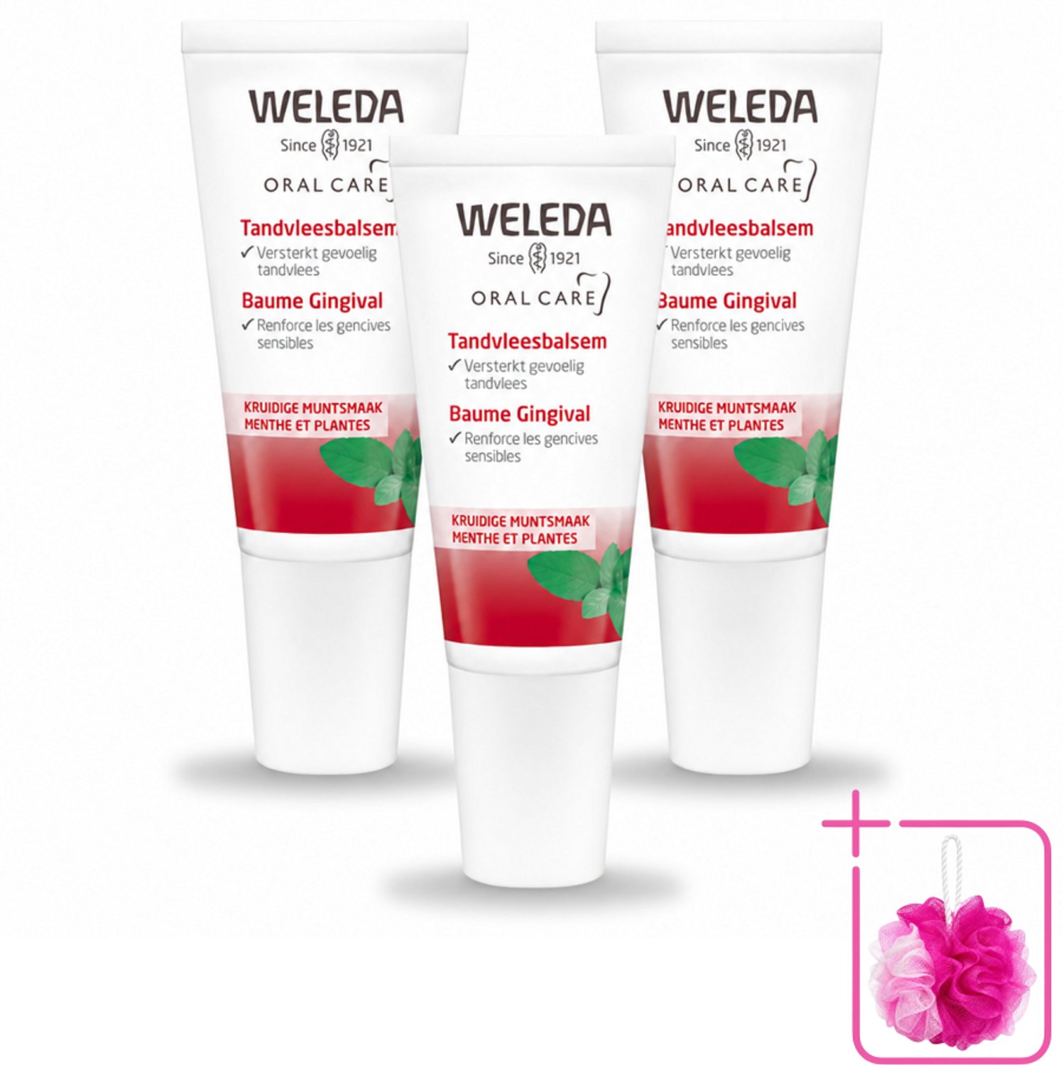 3 x WELEDA - Tandvleesbalsem - 30 ml - Bulkverpakking - Tandvleesbalsem - Douchemop - Tandvlees verzachten