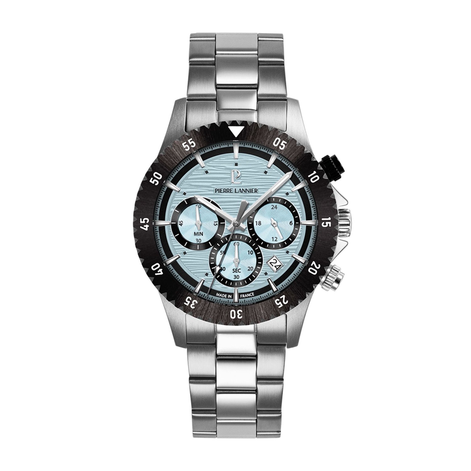 Pierre Lannier 211K191 - Horloge - Roestvrij staal - Zilver - 41 mm
