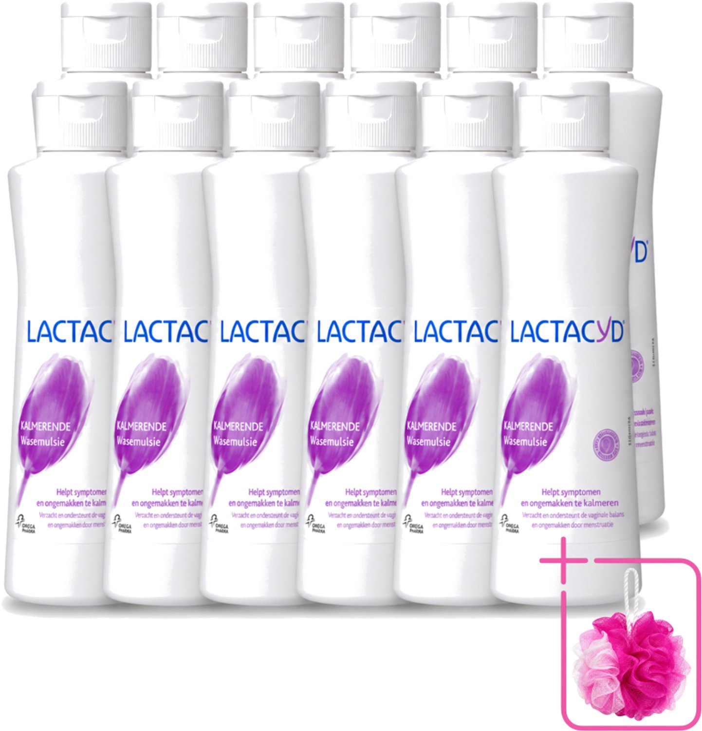 12 x Lactacyd – Kalmerend – Verzachtend – 250 ml - Bulkverpakking - Intieme verzorging - Jeuk