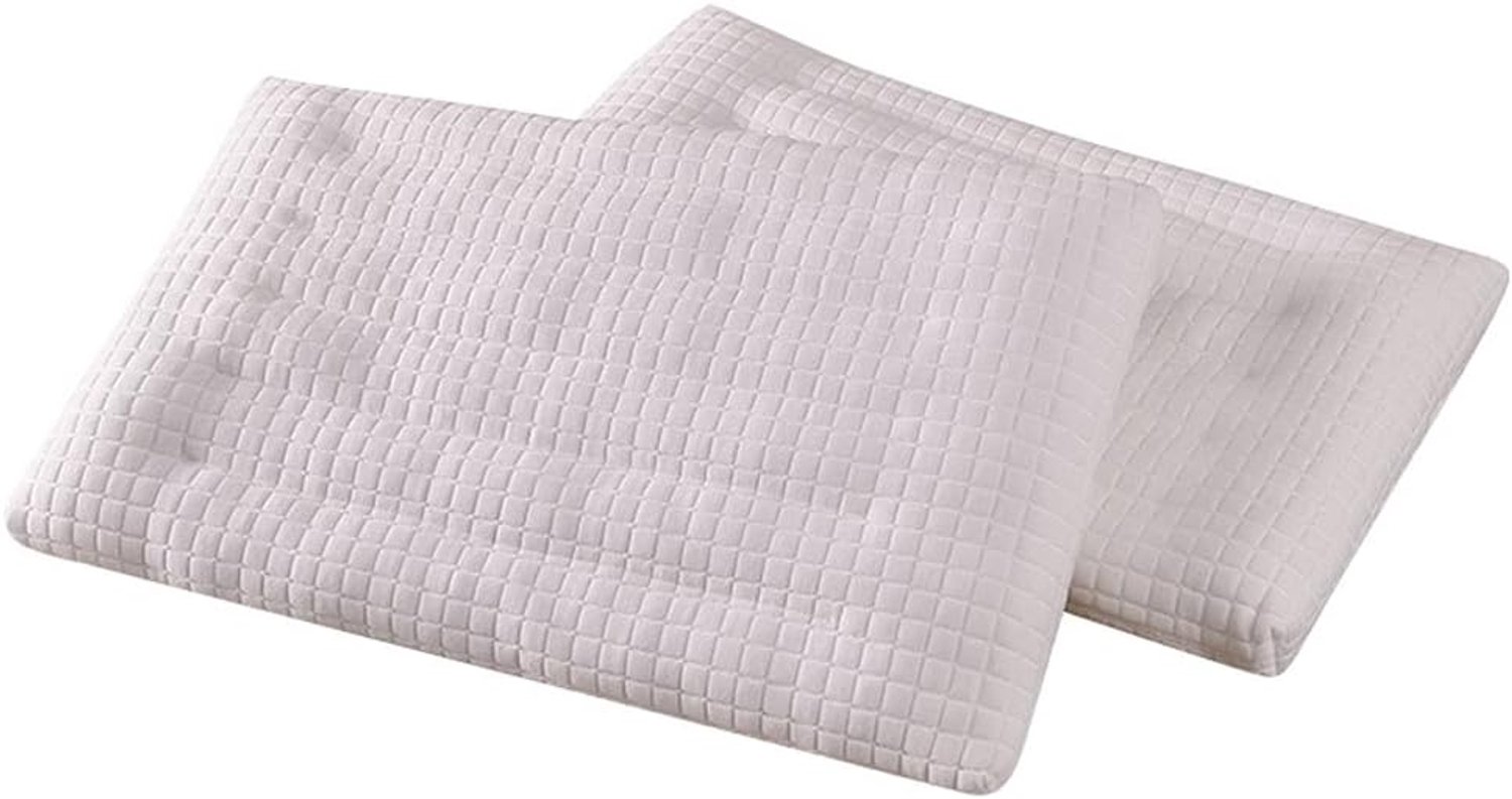Ultradunne en ultrazachte lage kussenset voor comfortabele slaap (middelgroot)