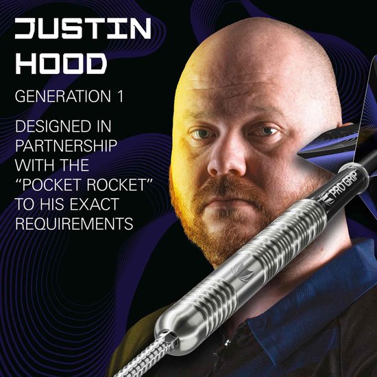 Target Justin Hood G1 Swiss Point 90% - Dartpijlen van Target — afbeelding 5