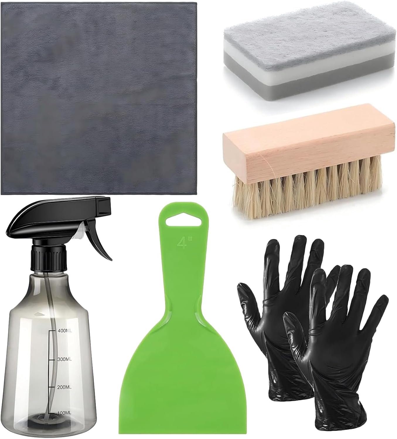 Begraafplaats onderhoudsset - Nylon reinigingsset, grafsteenborstelpakket, historische marker verwerkingshandleiding | Hersteltaken voor grafpercelen