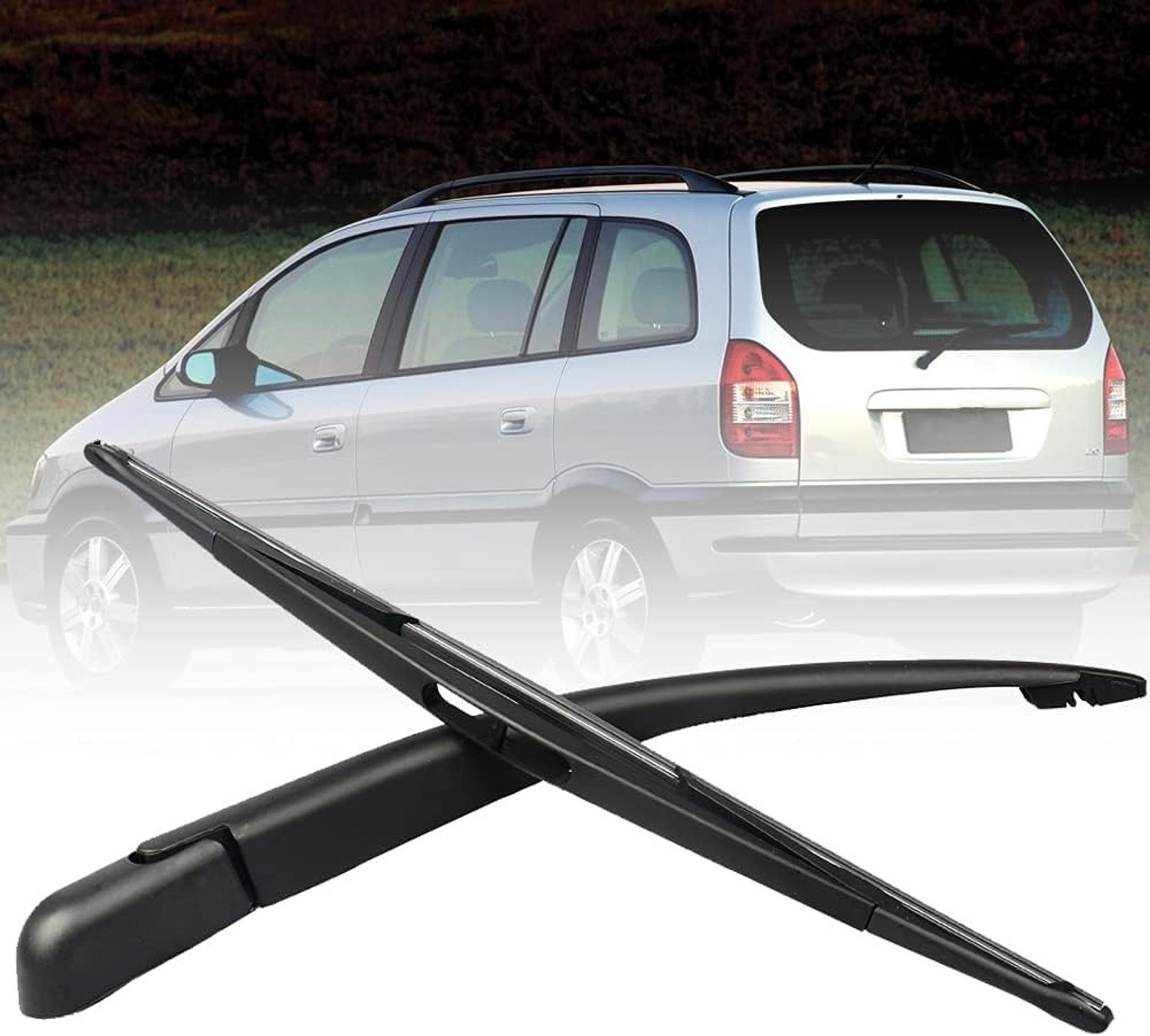 Achterruitenwisser voor Opel Zafira A (1999-2005) - Compleet Set met Wisserarm en Blad, Perfect voor Vervanging en Onderhoud