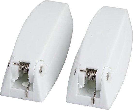 Lyrlody RV Bagagedeurvangst Nylon Veerscharnier Opslag Klink Haak 2 Stuks met Schroeven voor Boot Jacht Trailer Kast Lade Smalle Ruimte Gebruik — afbeelding 4
