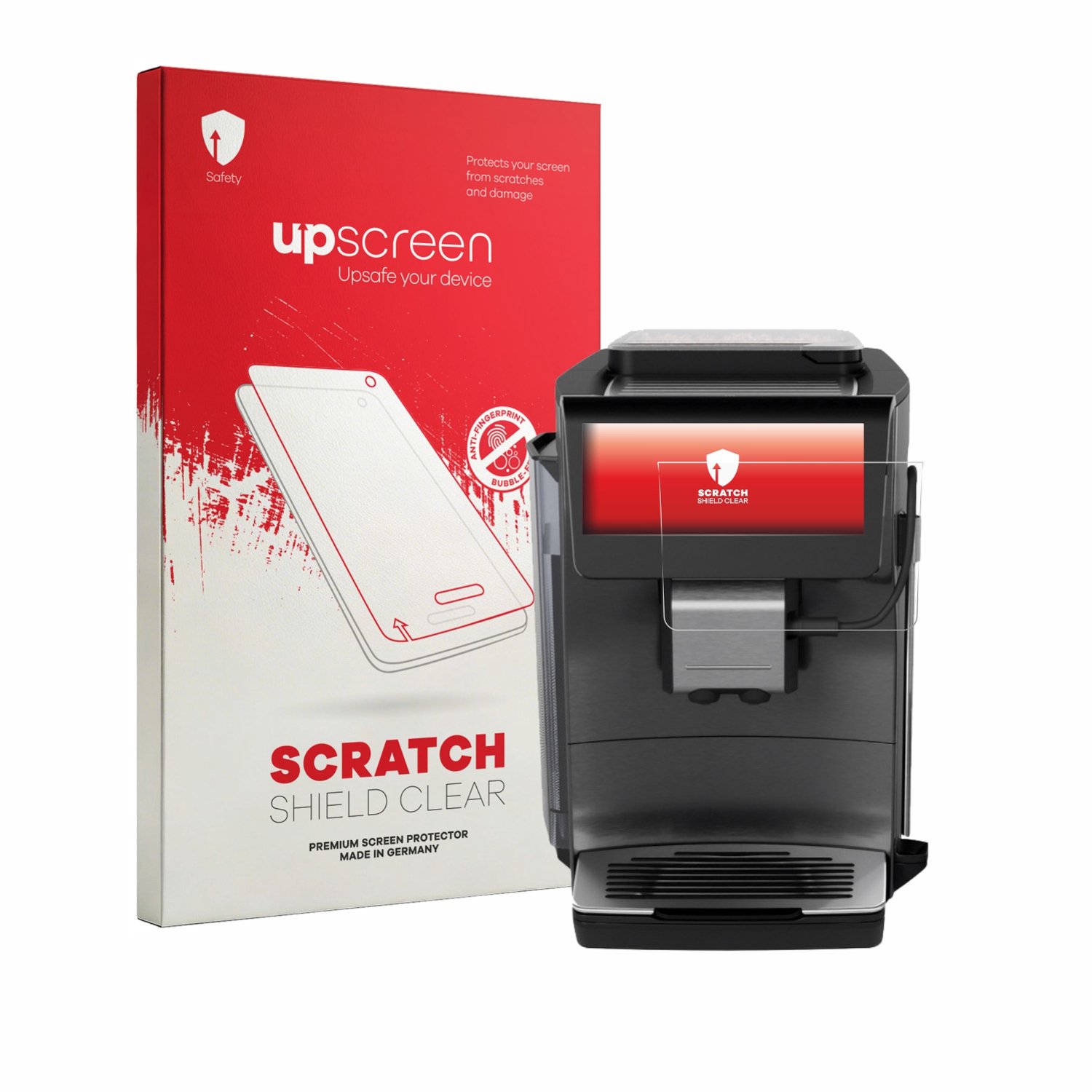 upscreen - Screenprotector voor Siemens EQ600 iAroma - Folie Beschermfolie transparant