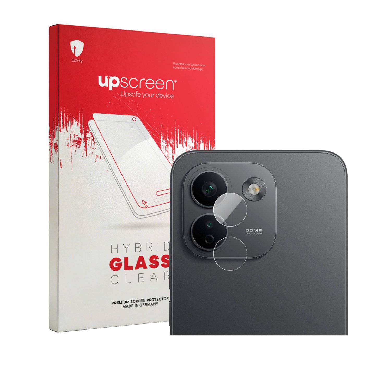 upscreen - Screenprotector voor Xiaomi Redmi Note 17 Pro Max 5G (ALLEEN Camera Lens) - Folie Beschermfolie Beschermglas transparant