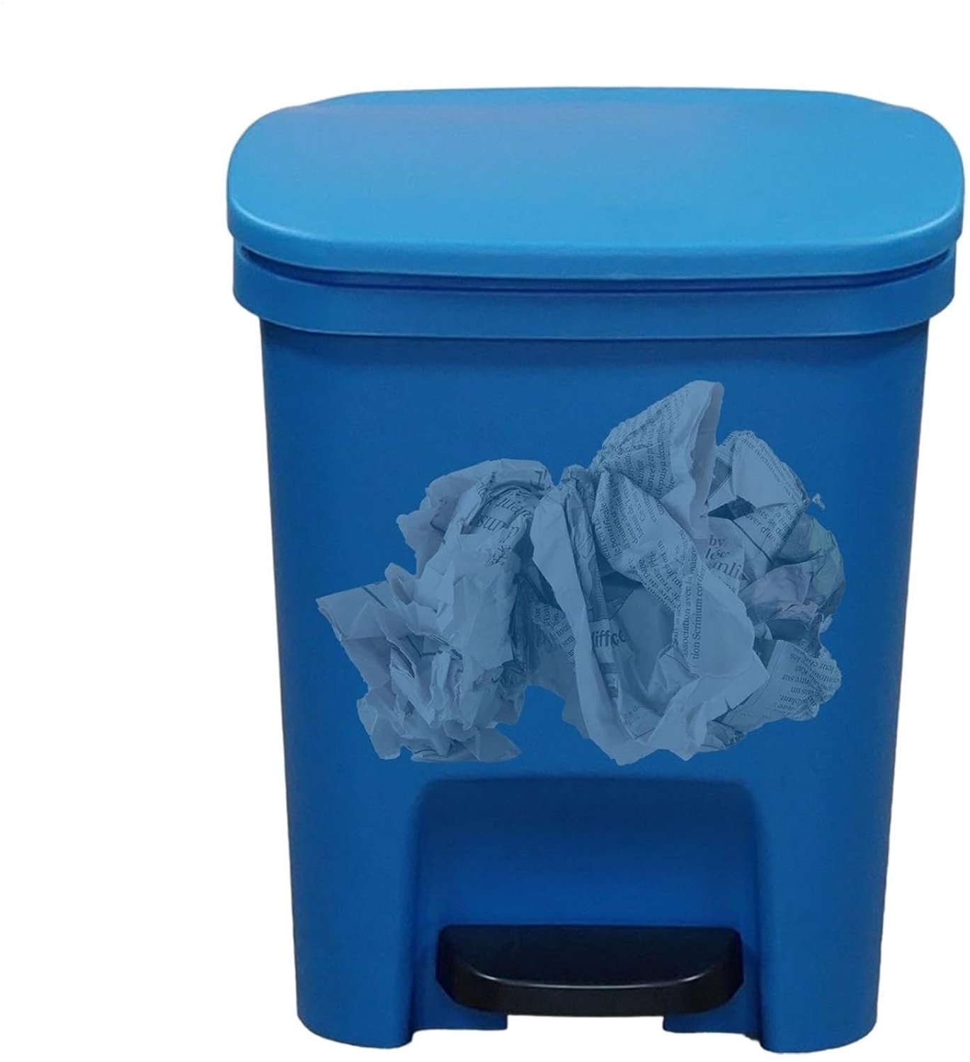 Slanke prullenbak, keukentrapprullenbak Voetpedaalbediend deksel,