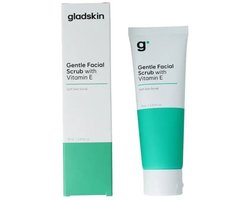 Gladskin Scrub (75 ml) – Milde, parfumvrije gezichtsscrub voor alle huidtypes. Hypoallergeen en vrij van uitdrogende ingrediënten