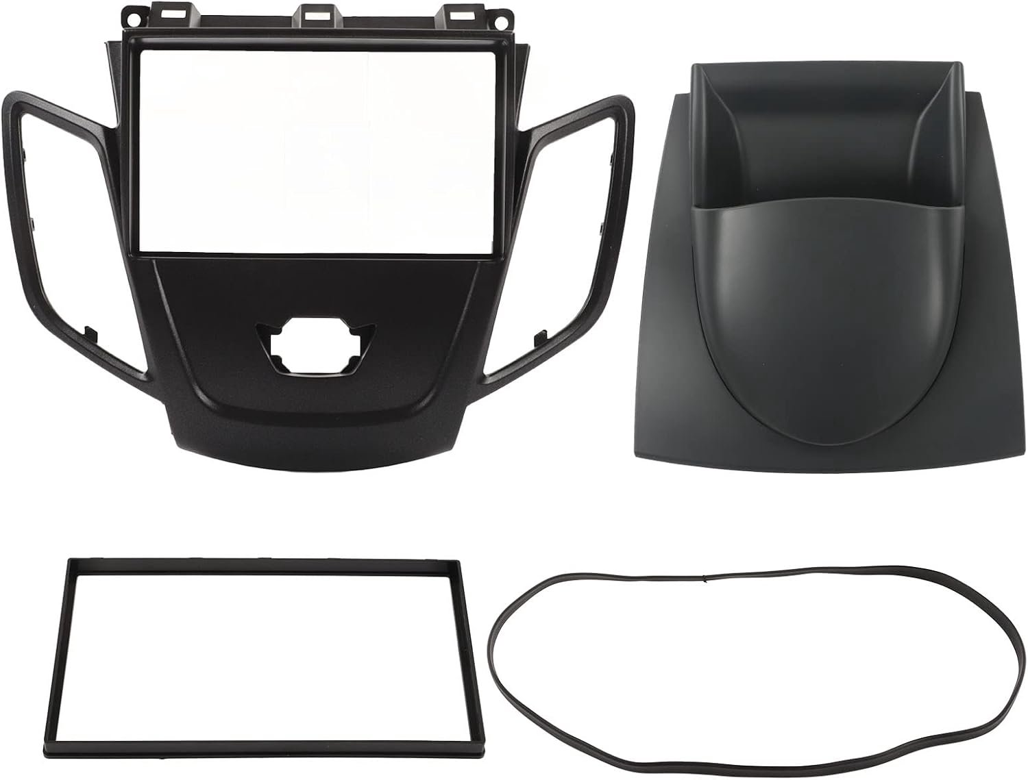 Radio-montageframe, ABS-kunststof dashboard vervangingsset voor de modellen 2008, 2009, 2010 en 2011