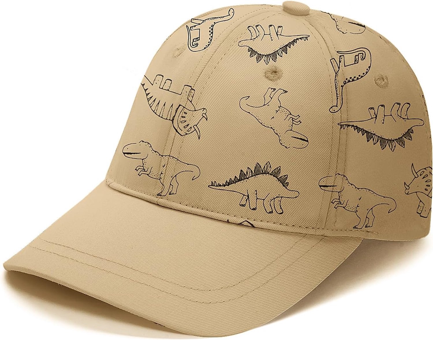 Voqeen Peuter Baseball Cap Zomer Zonnehoed voor Jongens Meisjes Verstelbare Dinosaurus Caps Baby Brethable Katoen Zonnehoed voor Kinderen