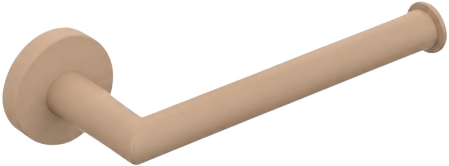 Toiletrolhouder Beige - Wc Rol Houder - Toiletpapier houder - RVS - Mat beige