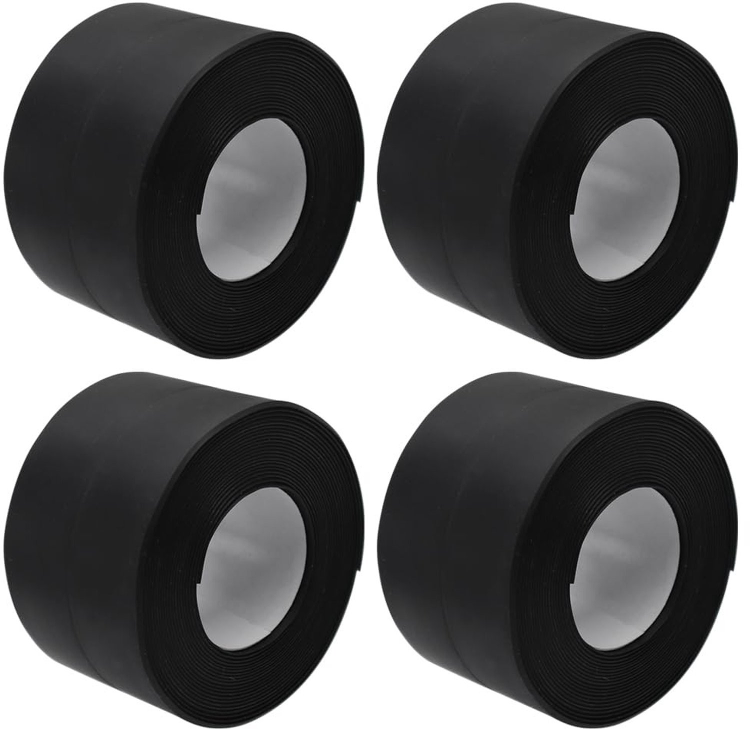Zelfklevende Waterdichte Afplaktape voor Badkuip, Toiletten en Muren - 4 Rollen (38mm x 3.2m) voor Perfecte Afwerking en Bescherming
