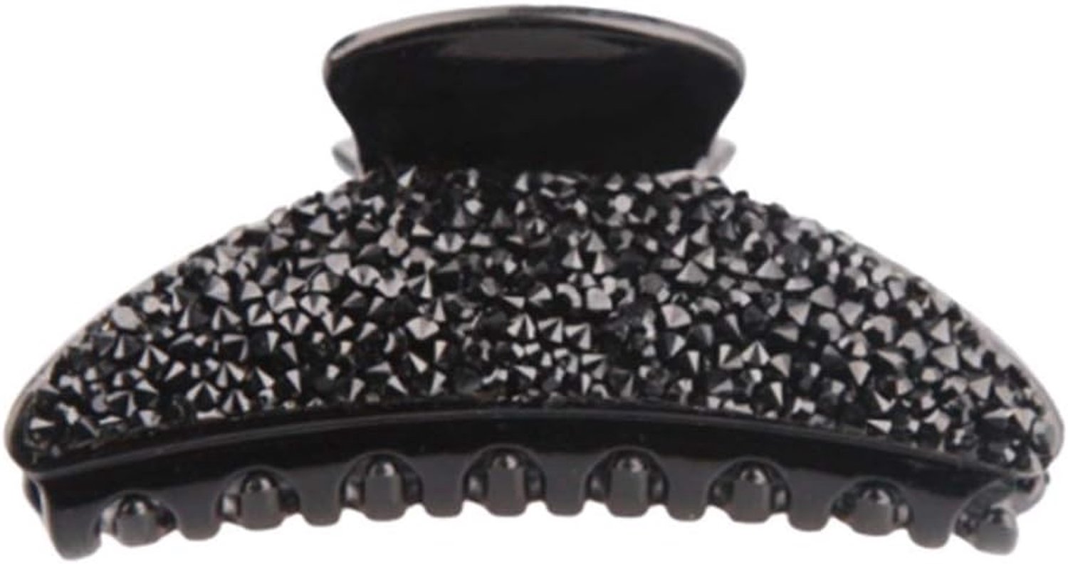 Hairpin Random Diamond Resin Diamond Large Ingot Claw Fashion Wild Hairpin hoofdtooi Paw haaraccessoires (Color : Black)