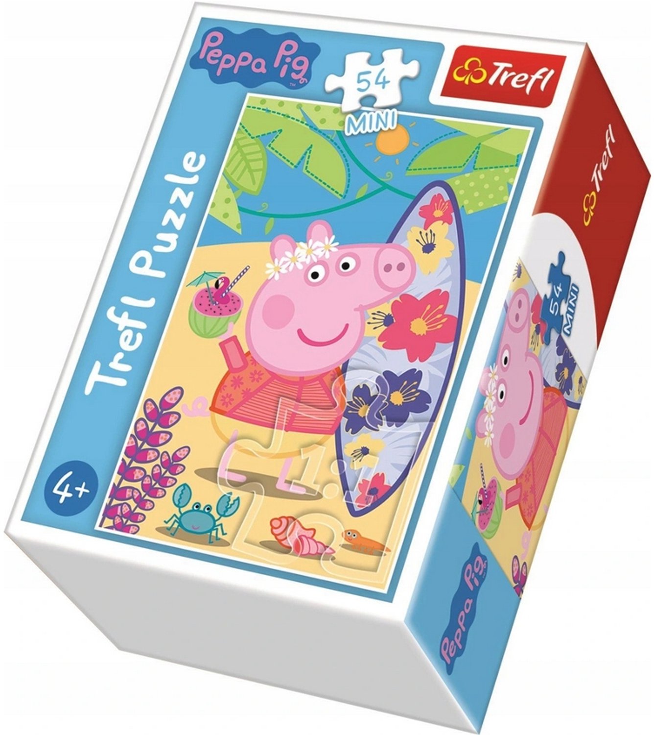 Trefl Peppa Pig Mini Puzzel 54 Stukjes - Vrolijke Dag