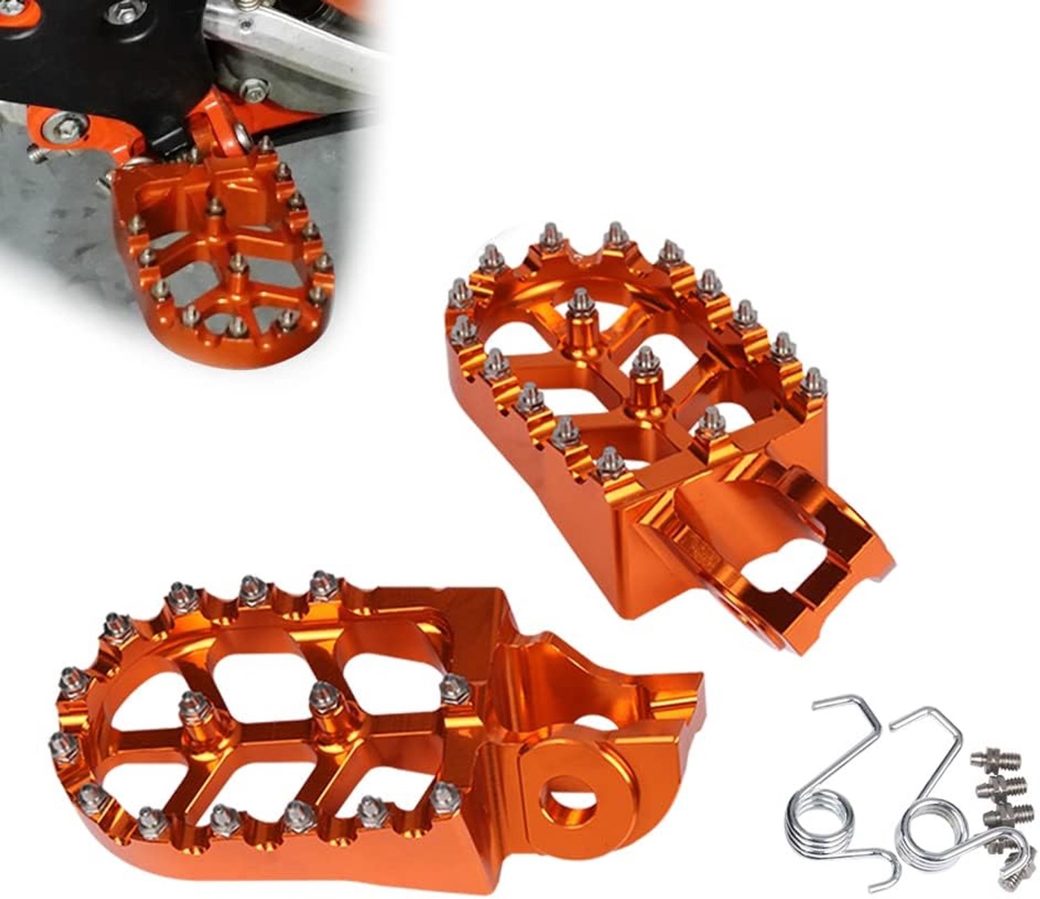 Motorcycle Dirt Bike Voetsteunpedalen voor KTM SX SXF EXC EXCF XCF XCW XCFW SMC 65 85 125 150 200 250 350 450 530 voor Husqvarna
