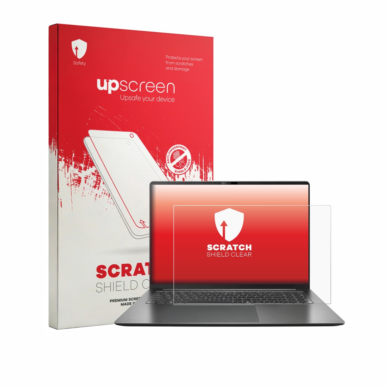upscreen - Screenprotector voor ASUS Vivobook S16 S5652 - Folie Beschermfolie transparant
