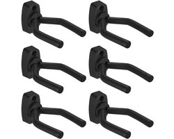 Newaner Wall Mount for Guitar, Guitar Hook, Guitar Holder, Compatible with Acoustic/Bas/Electric/Banjo/Ukulele/Fiddle (6 Pack)