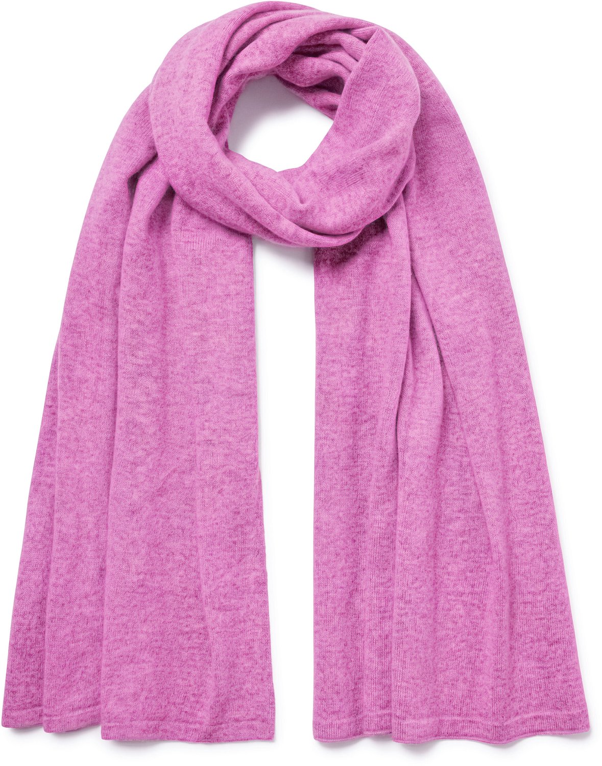 FALKE Basic Fine Knit sneldrogend warm kasjmier wintersjaal unisex roze - maat ONESIZE