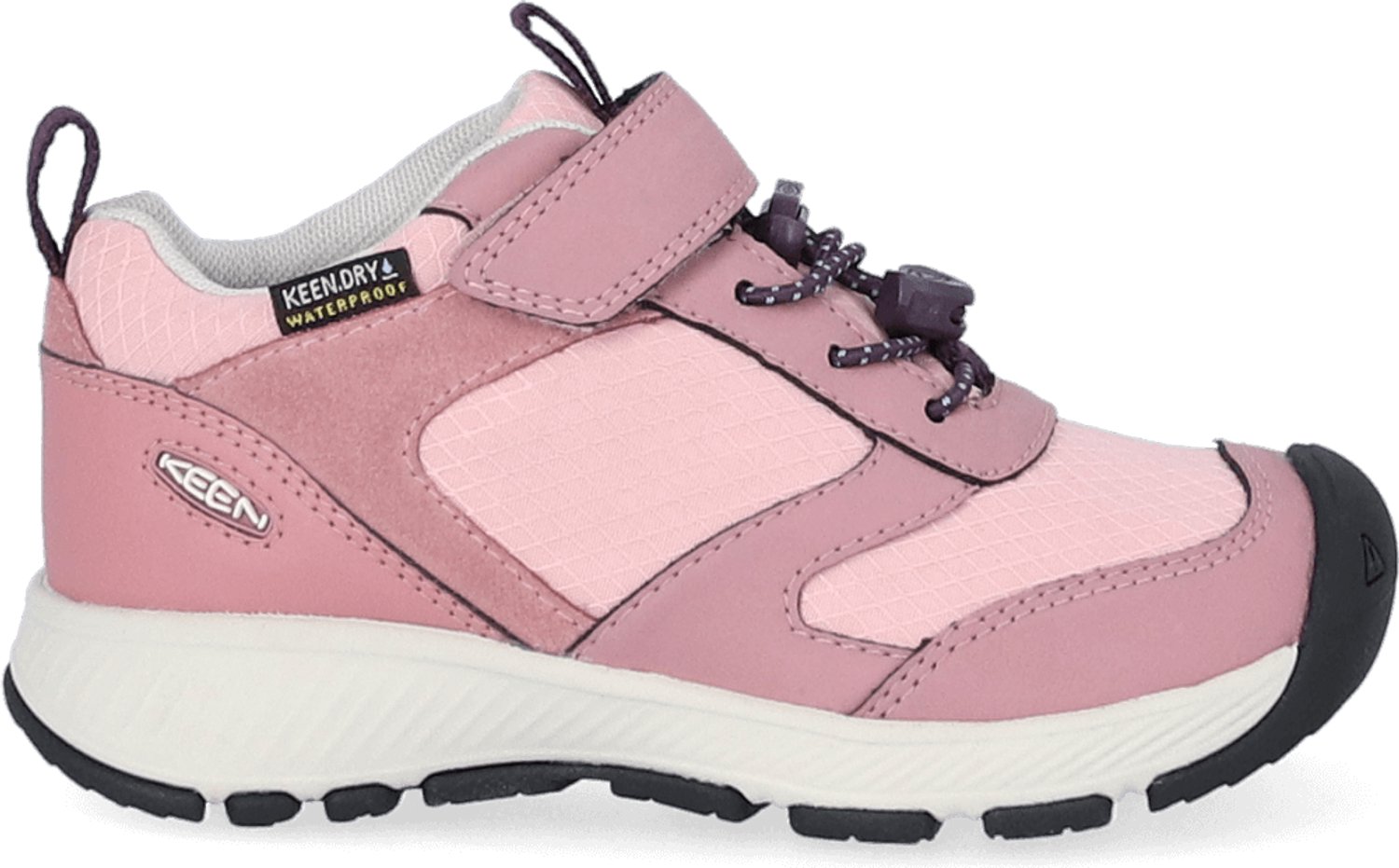 Skua Meisjes Wandelschoenen Leer Waterdicht Roze