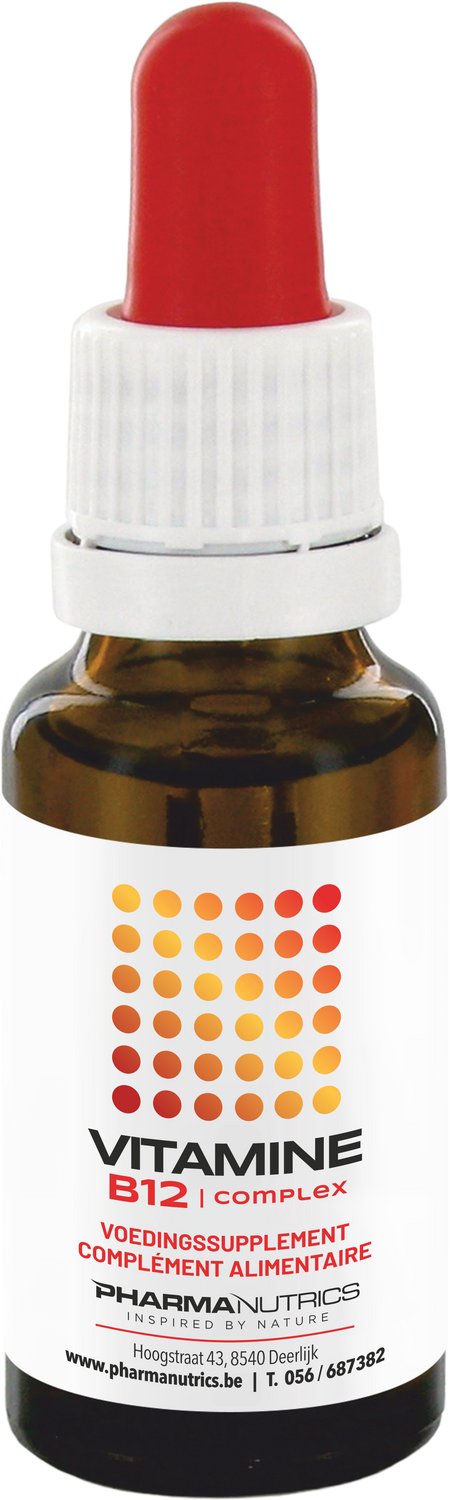 Vitamine B12 druppels Pharmanutrics- natuurlijke B12- vitamines