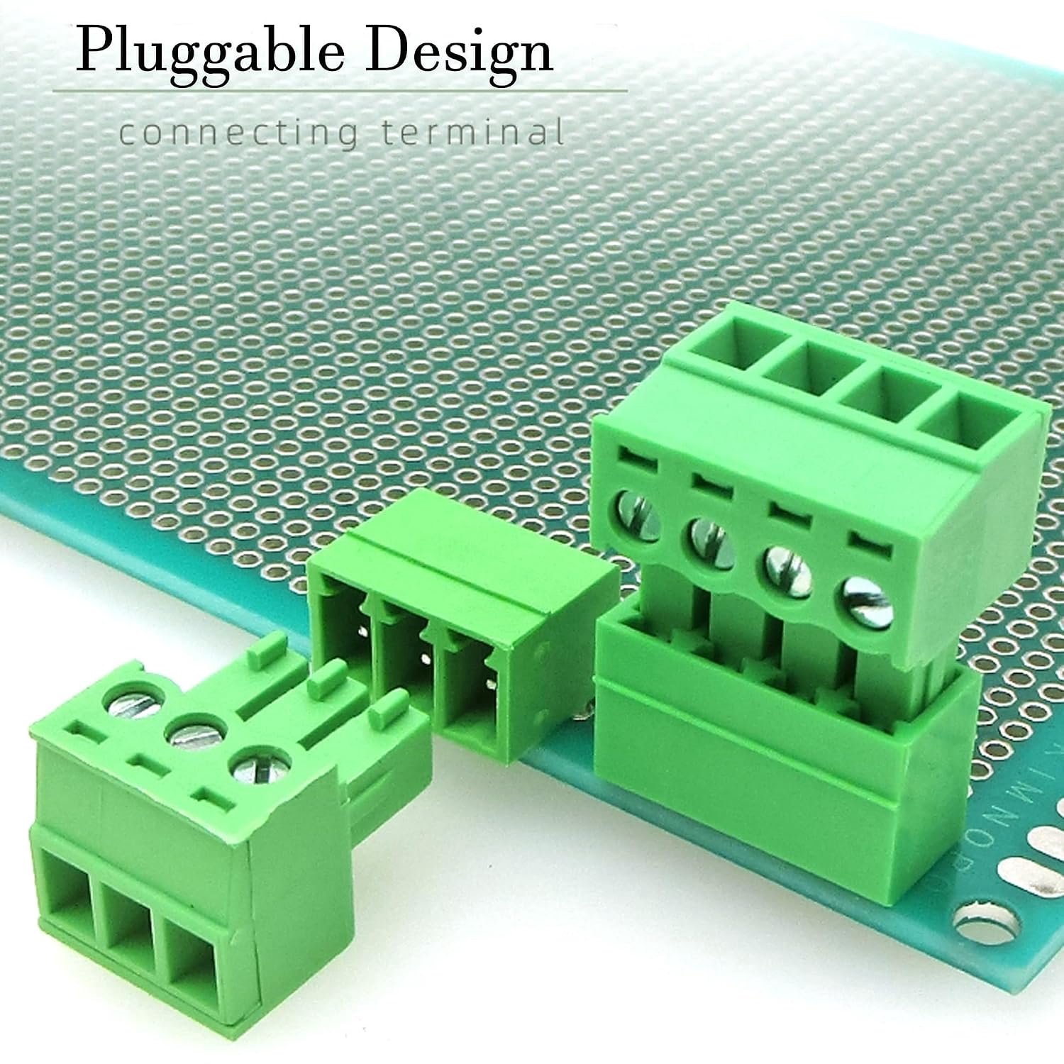 5 paar 6-polige 3,5 mm schroefklemmen mannelijke en vrouwelijke klemmen, connectoren aansluitklemmen - 8 A, 300 V, AWG 16-28