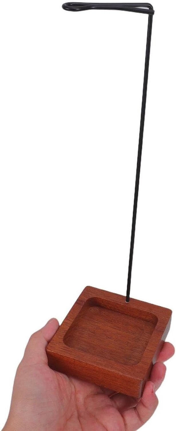 2 Stuks Delige Metalen Waterfall Incense Holder met Asvanger Compacte Meditation Stick Houder voor Yoga Spa Stabiele Retro Wierookbrander voor Thuisdecoratie Aromatherapie — afbeelding 4
