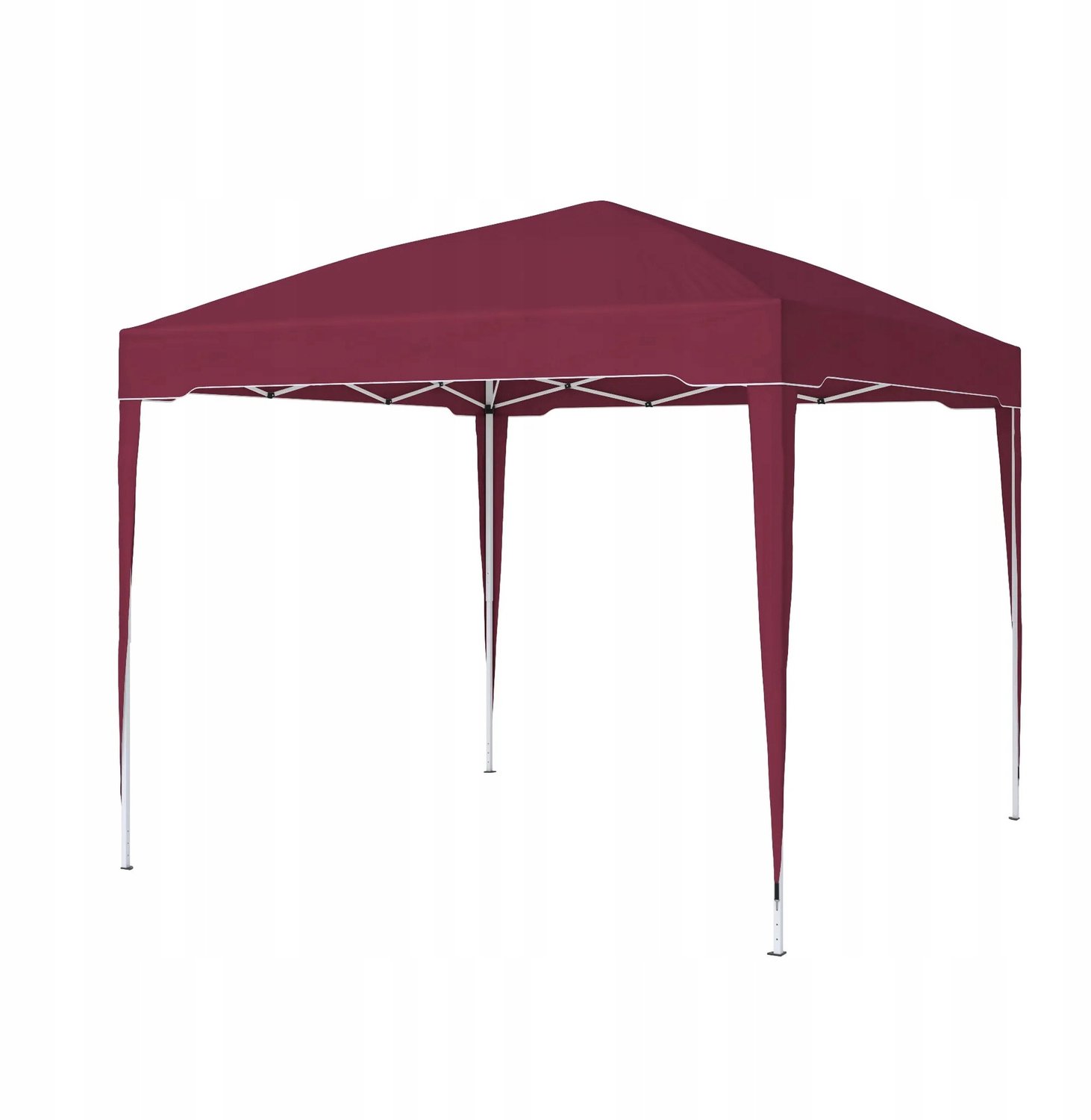 Merloos Tuinpaviljoen 3x3m Waterdicht Aluminium Frame Bordo