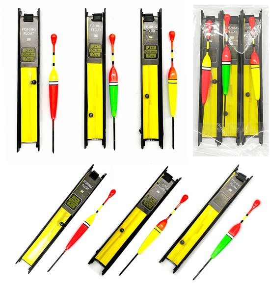 Kant-en-klare Visserij Set: Dobber, Lood & Haken (3 stuks) — afbeelding 3