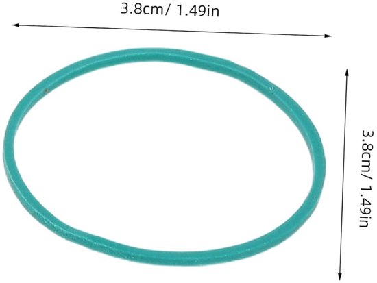 300 Stuks Oversized Gekleurde Rubberen Elastische Banden met Schokdemping Rekbare Bevestigingsbanden voor Industriële Toepassingen Organisatie Verpakking — afbeelding 5