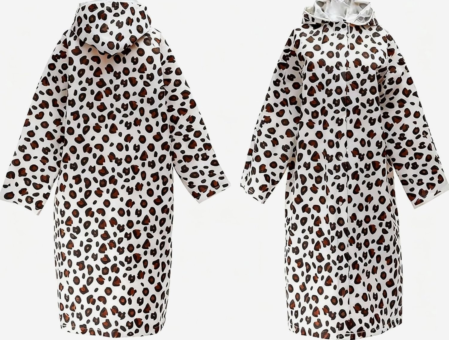 Merkloos Unisex Regenponcho Waterdicht & Winddicht Polyester