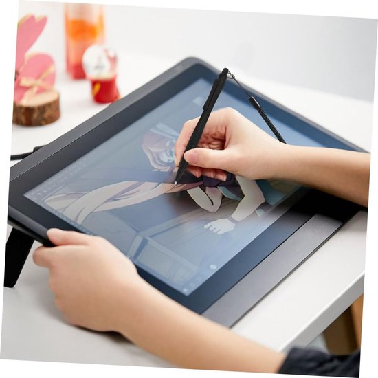 6stuks Verstelbare Stylus Pennen Met Lanyard Voor Touchscreen Antiverlies Design Voor Nauwkeurige Invoer Weergave Notities Geschikt Voor Thuis Kantoor Reizen — afbeelding 2
