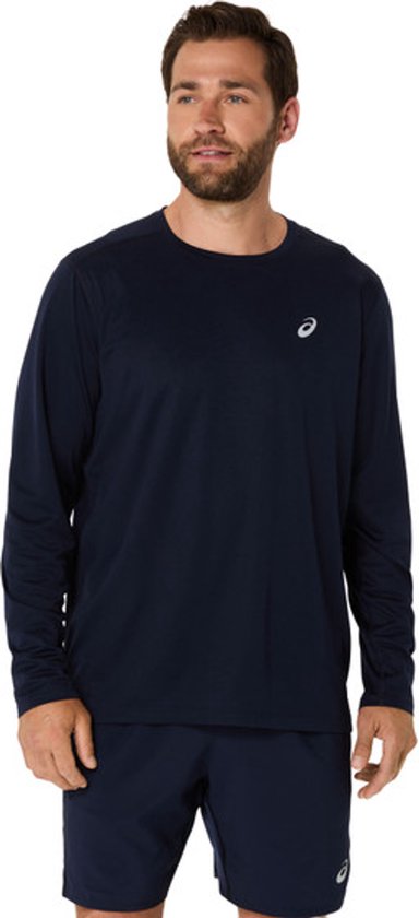 ASICS Core LS Top heren lange mouw Blauw S