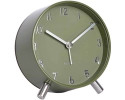 Karlsson Wekker Cadiz Elan - Groen - 5x12x11cm - Scandinavisch - Wekker voor slaapkamer - Wekkers