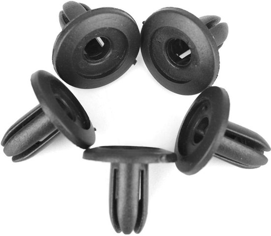 100 stuks auto push pins klinknagels kunststof bumper bekleding clips assortiment voor motorfiets bussen treinen en vliegtuigen-Clips De Fixation Voiture — afbeelding 3