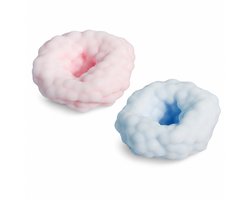 Squishy Set 2 Stuks - Langzame Squishy - Slow Rising Knijpspeelgoed - Knijpbal - Angst Te Verminderen - Decompressiespeelgoed - Volwassen en Kinderen - Roze en Blauw