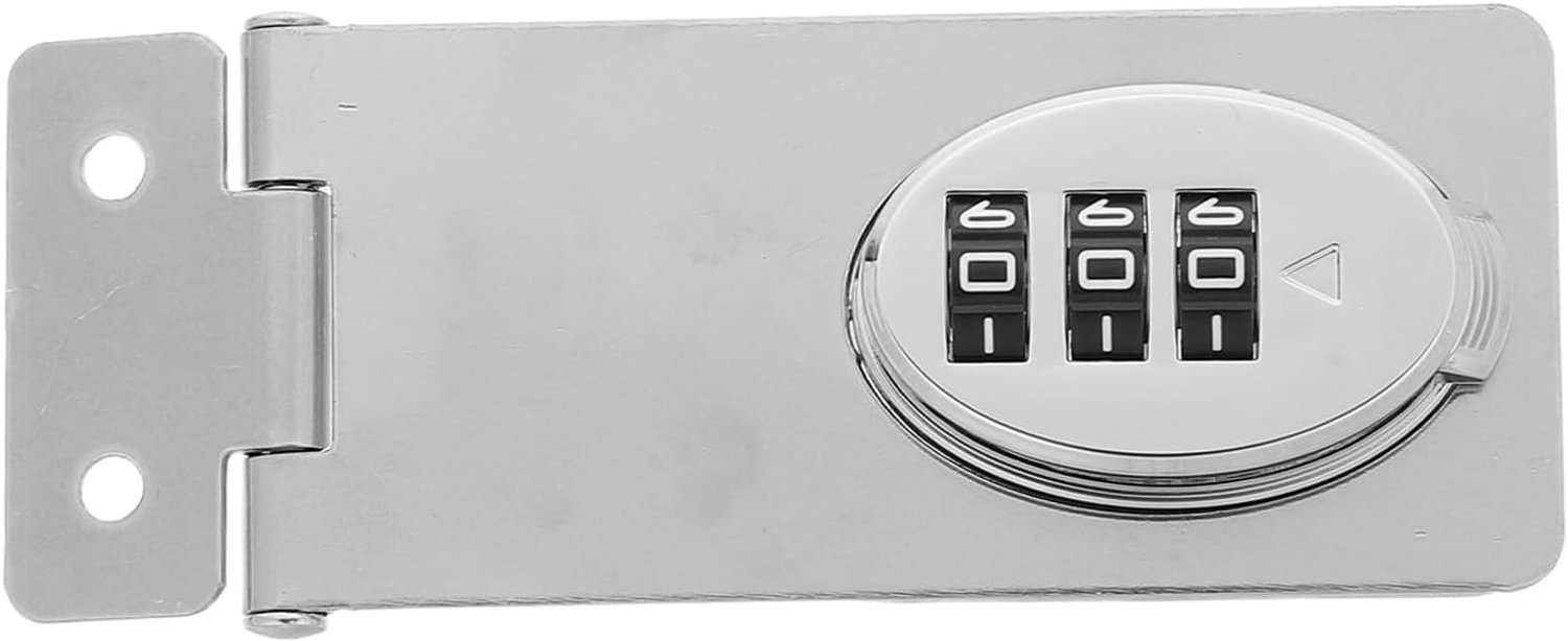 1 Set Sleutelloos Kastslot - 3-cijferig Combinatieslot Voor Kastdeuren - Draaiknop Voor Houten Lades, Kasten, Lockers, Wapenkluizen, Kledingkasten
