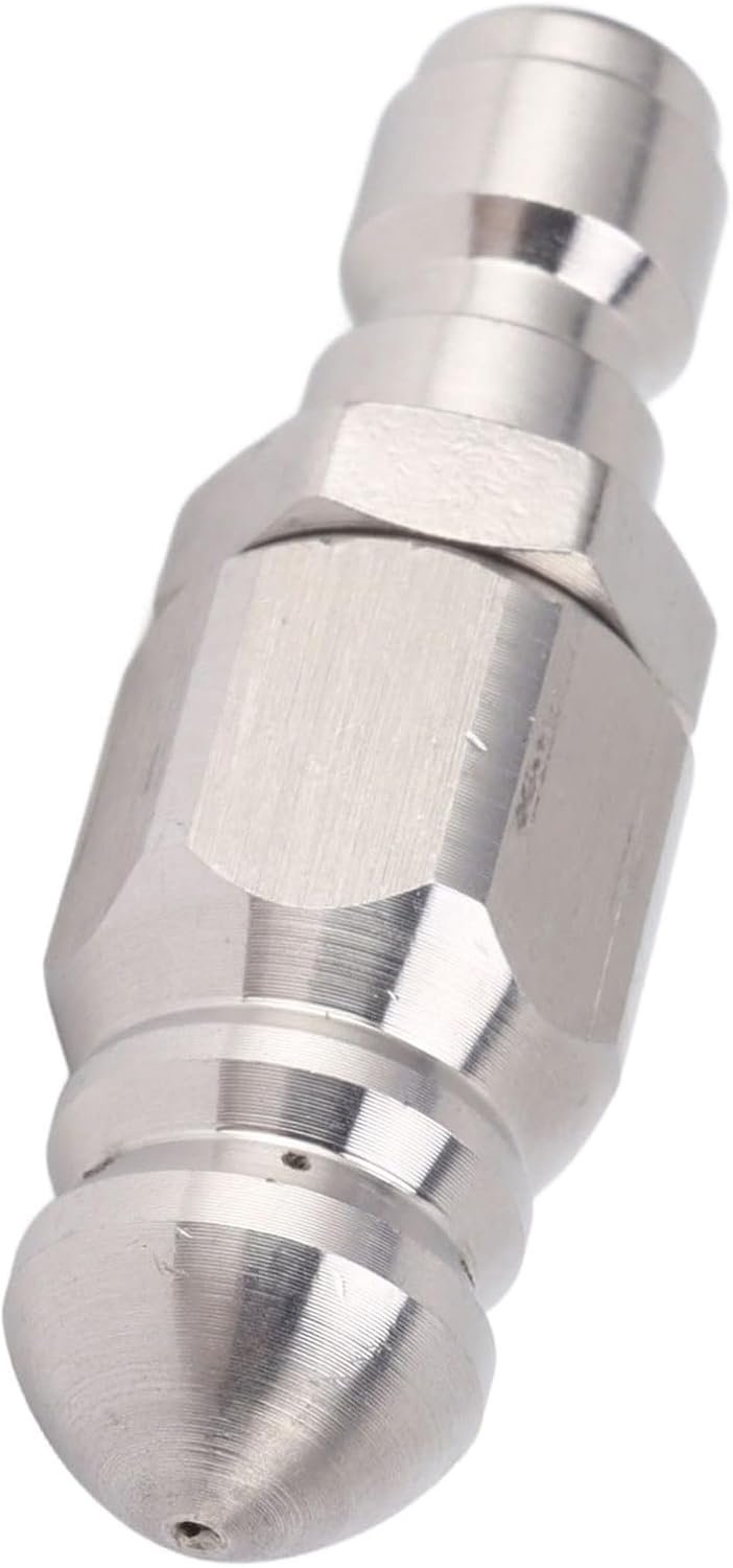 Afvoer jetsproeier 1/4 inch - roestvrij staal - eenvoudig te installeren - effectief voor rioolreiniging - ShopVlot