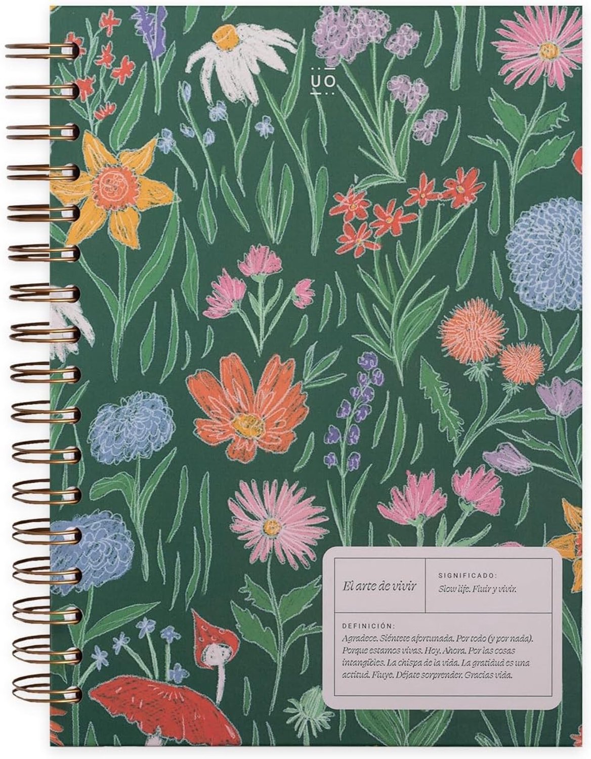 Notitieboek - Hardcovers - 15 x 22 cm - Spiraalbinding met Stippellijnen - Voor Creatieve Schrijvers