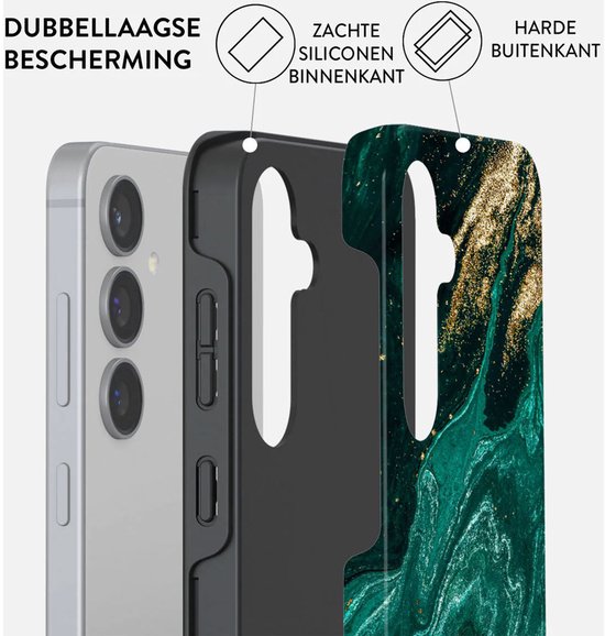 Emerala Pool Burga Tough Case geschikt voor Samsung Galaxy S24 - Emerald Pool | bol