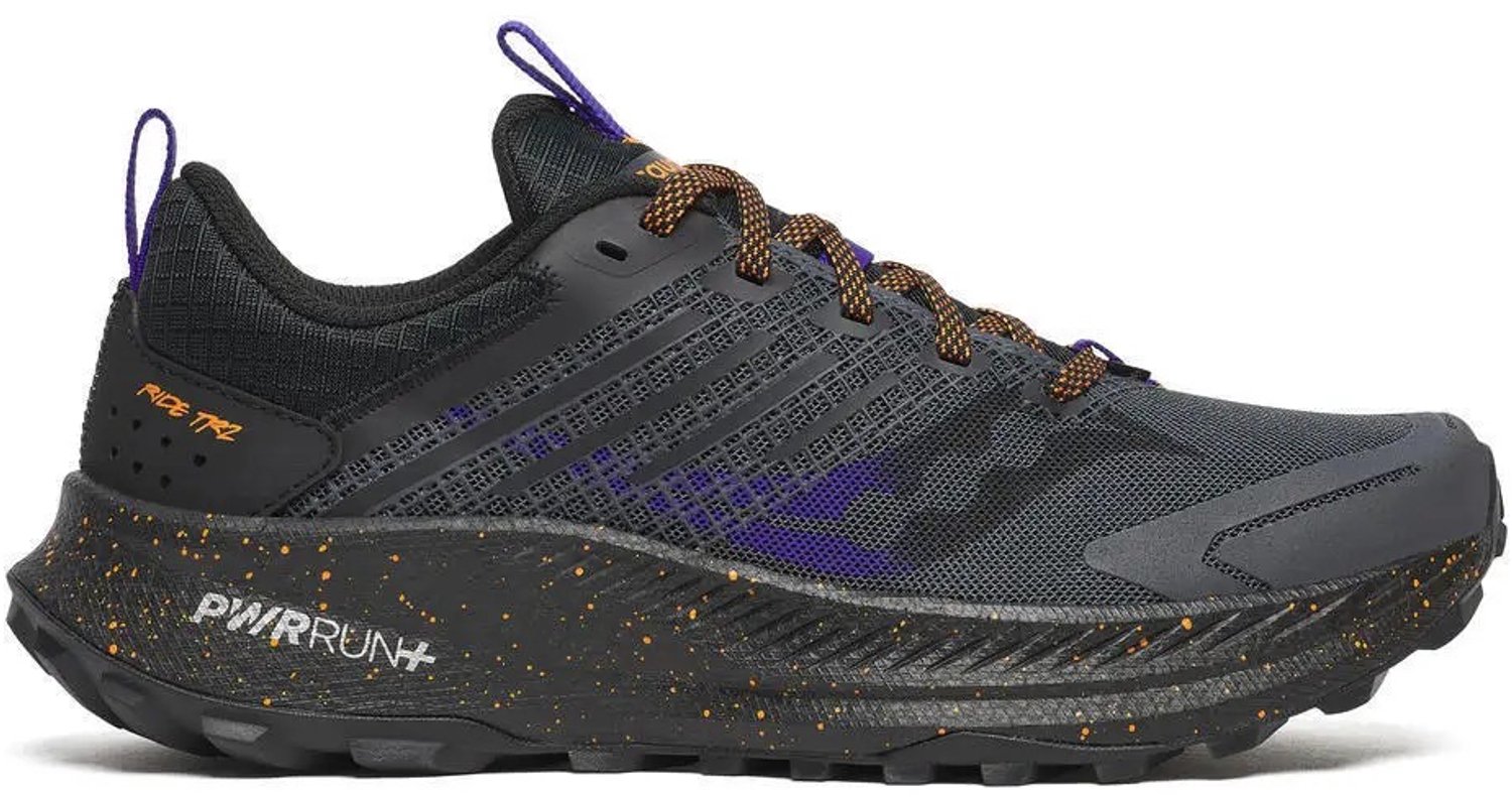 Saucony Ride TR2 Trailschoenen Dames Carbon 39 Blauw