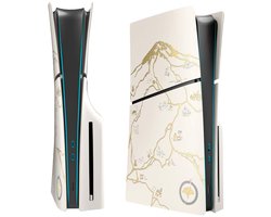 ElitePlay Samurai Ghost of Yotei White PS5 Slim Disc Faceplates Cover Case voor PS5 Slim Disc Edition