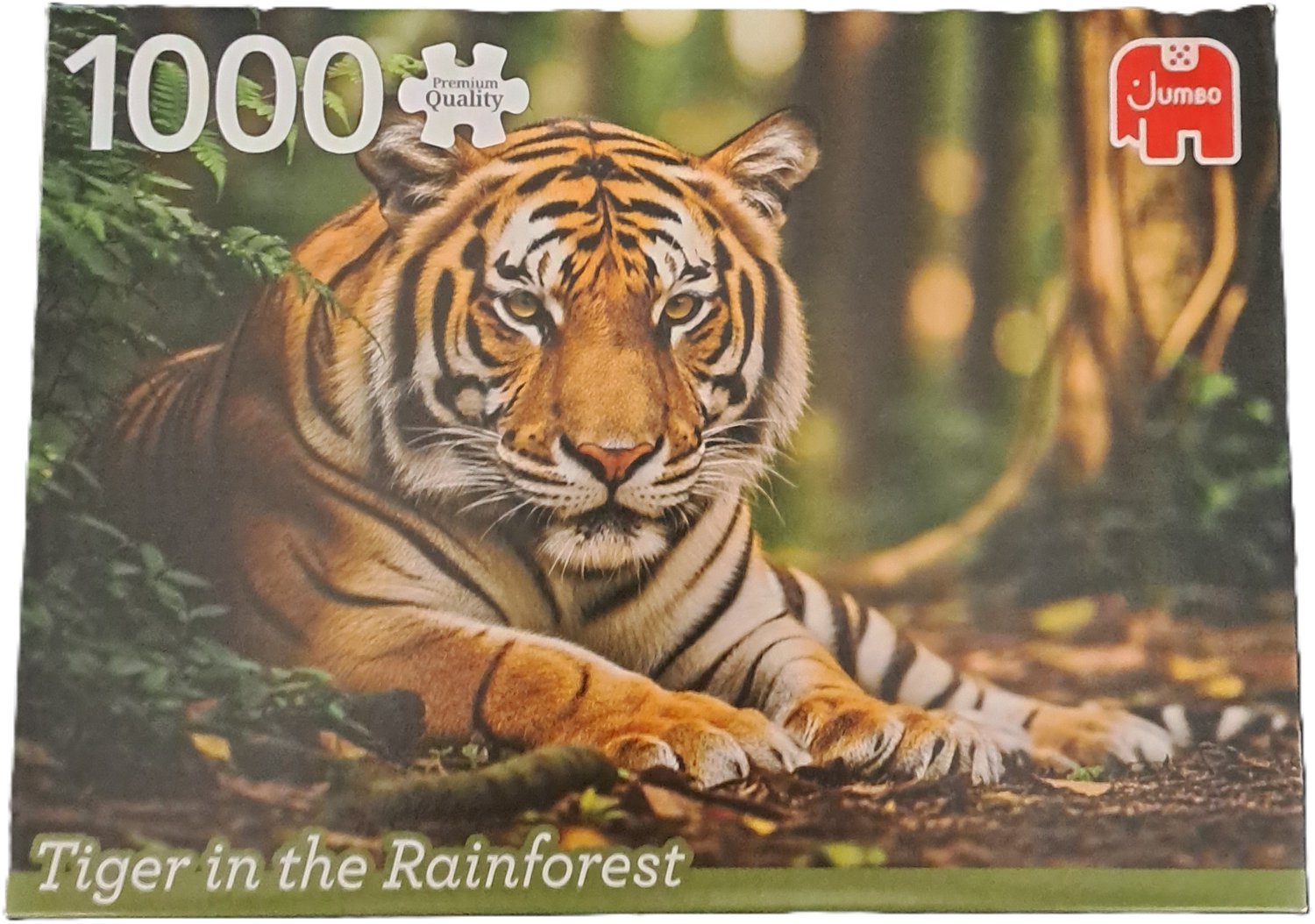 Jumbo puzzel Tiger in the Rainforest 1000 stukjes